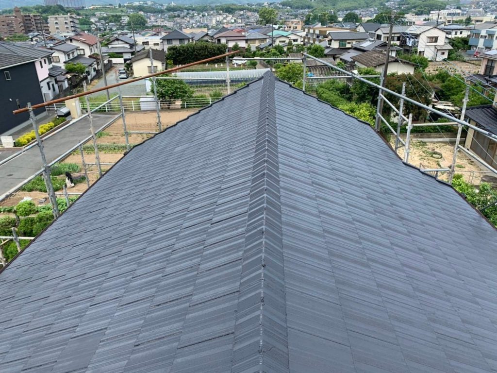 熊本市北区　Ｉ様邸　屋根　完工 (2)